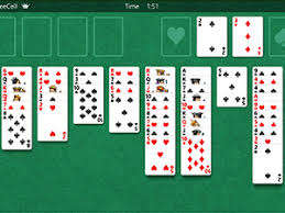 Start of a Freecell game